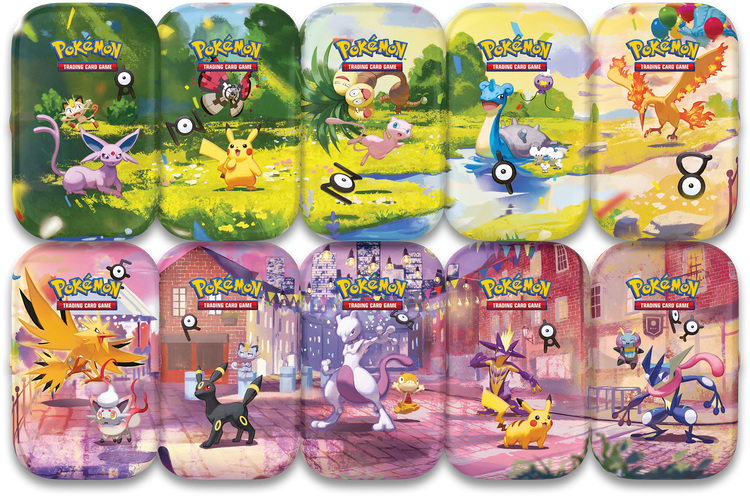 Pokémon TCG 30th Celebration Mini Tin - 2 Booster Packs