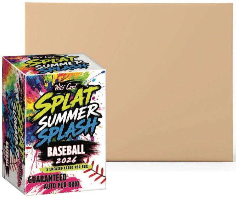 2026 Wild Card Splat Summer Splash Baseball 20 Box Case