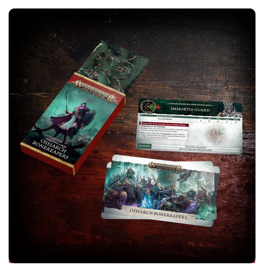 Warscroll Cards: Ossiarch Bonereapers