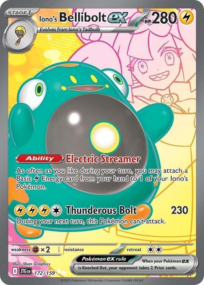 Iono's Bellibolt ex (172/159) [Scarlet & Violet: Journey Together]