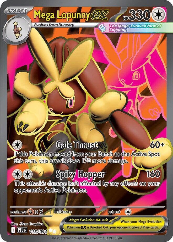 Mega Lopunny ex (115/094) [Mega Evolution: Phantasmal Flames]