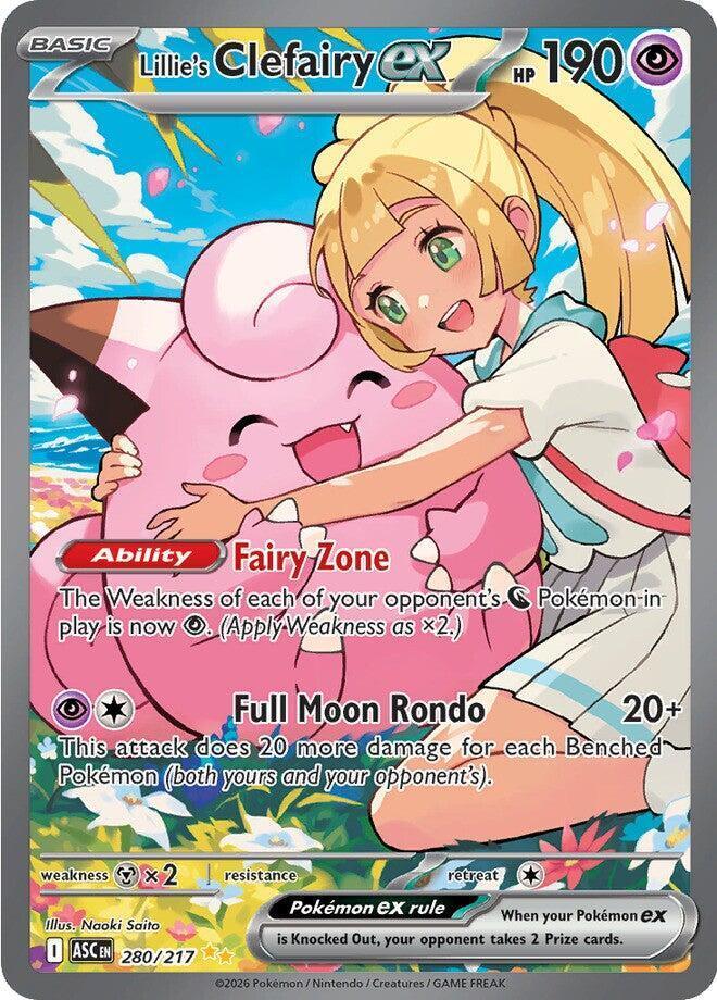 Lillie's Clefairy ex (280/217) [Mega Evolution: Ascended Heroes]