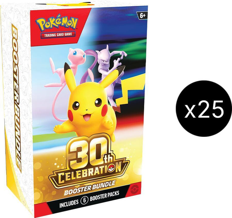 Pokémon TCG 30th Celebration Booster Bundle 25 Box Case