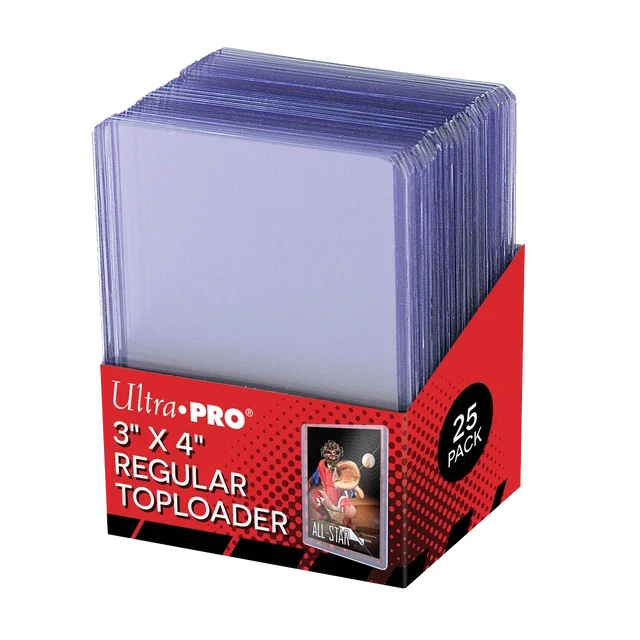 3" x 4" Clear Regular Toploaders (25ct)