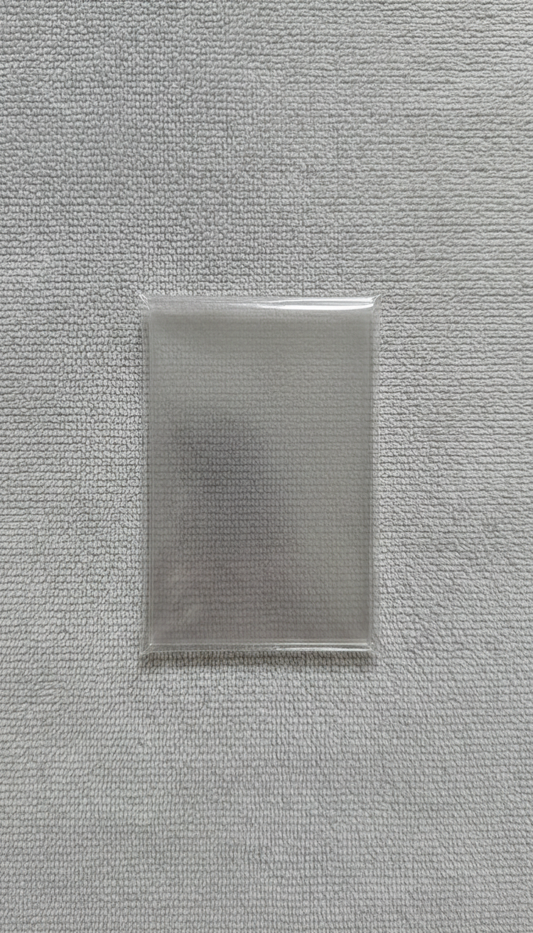 Pack of 100 clear card sleeves for Pokémon cards
