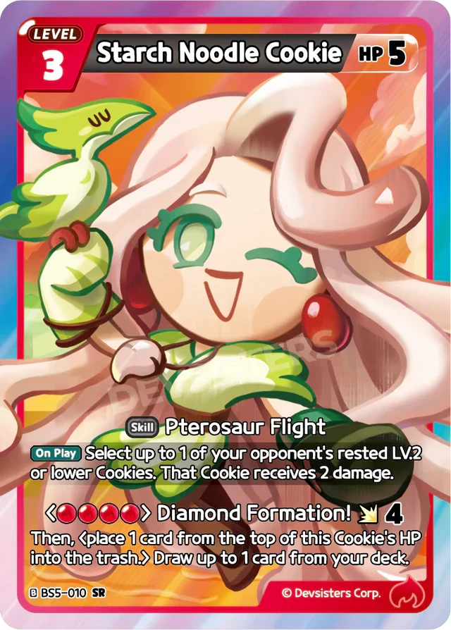 Starch Noodle Cookie BS5-010 SR | Super Rare Card