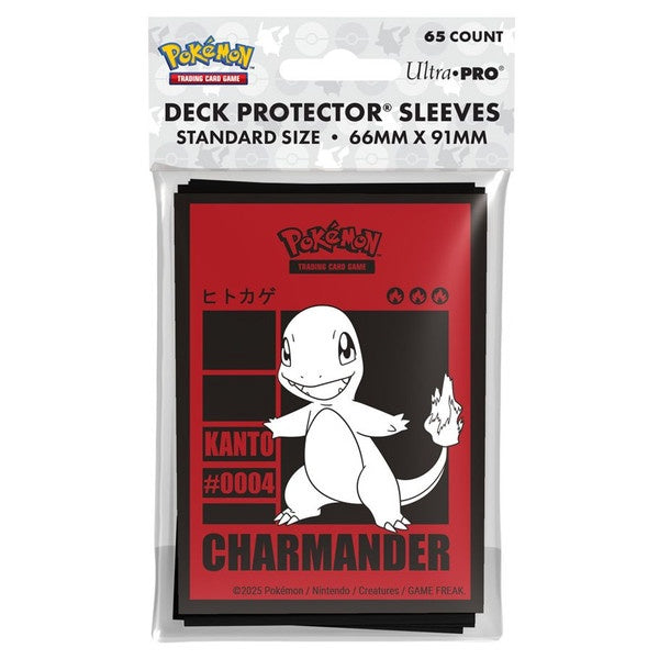 Charmander Pokémon TCG Deck Protector Sleeves — 65 Count