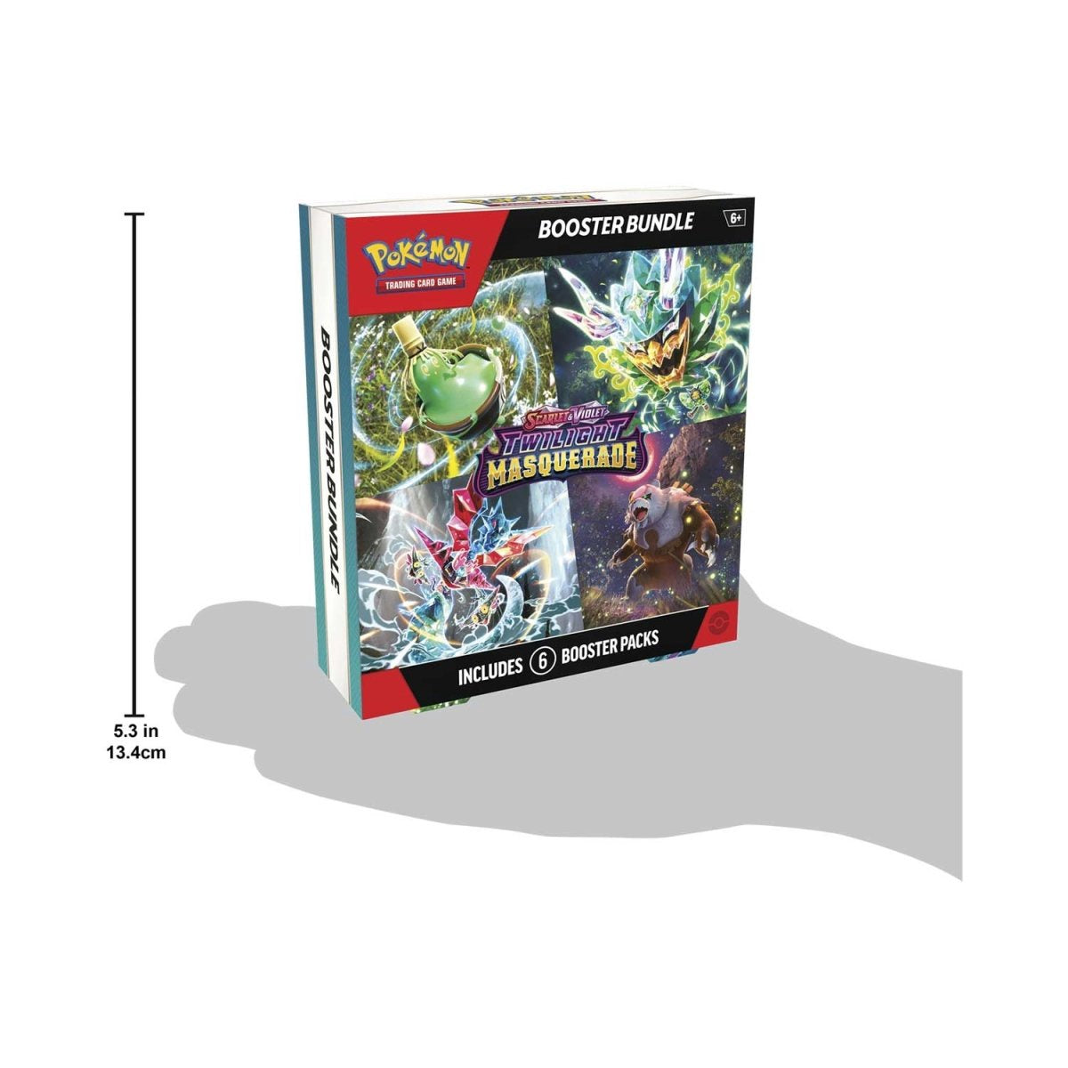 Pokémon TCG: Scarlet & Violet Twilight Masquerade Booster Bundle (6 Packs)