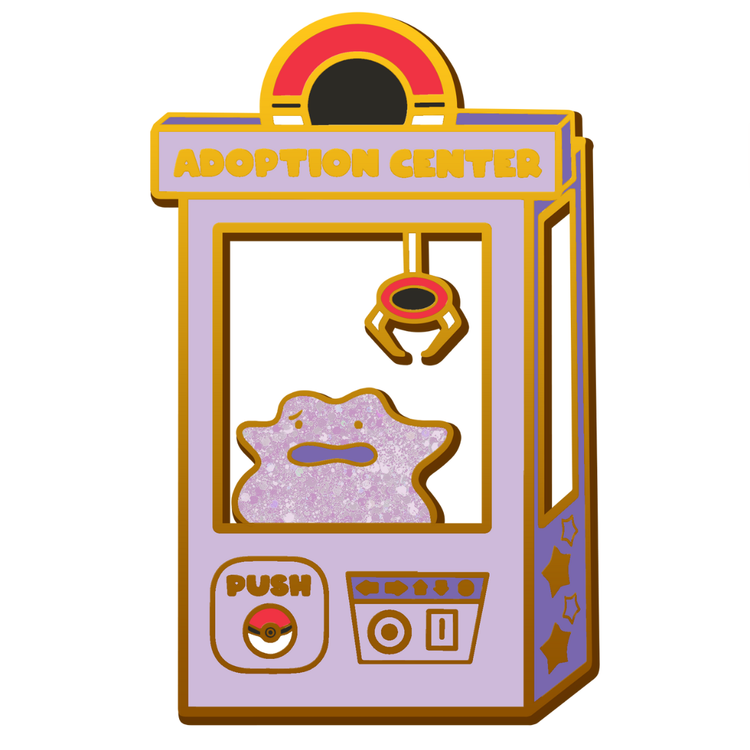 Pokemon: Ditto Adoption Center Enamel Pin