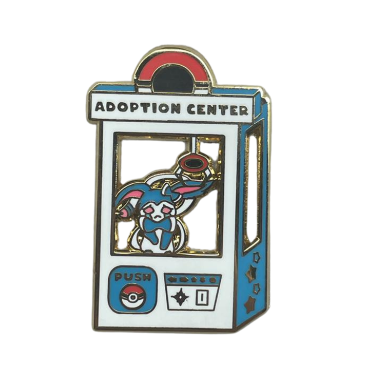 Pokemon: Shiny Sylveon Adoption Center Enamel Pin