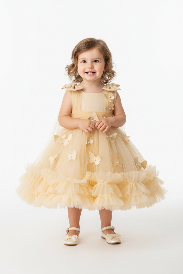 Toddler & Little Girls Birthday & Party Butterfly Dress