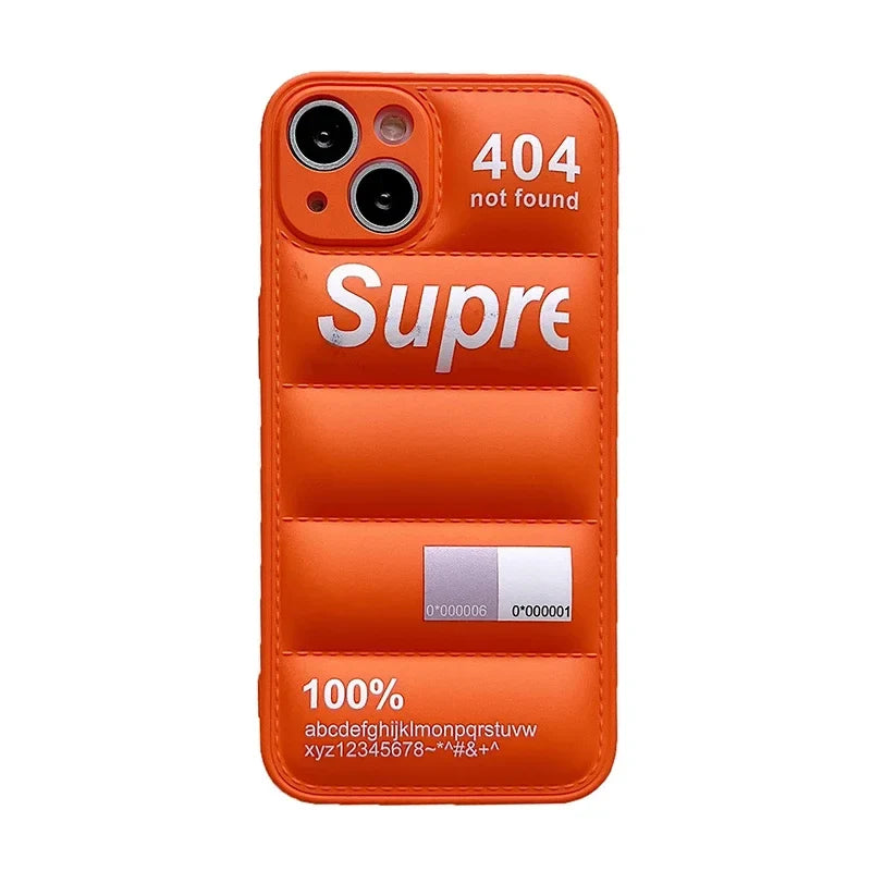 Jacket Puffer Case for iPhone 17 Pro Max 16 15 14 Plus 13 12 11 XR - Original Silicone Cover
