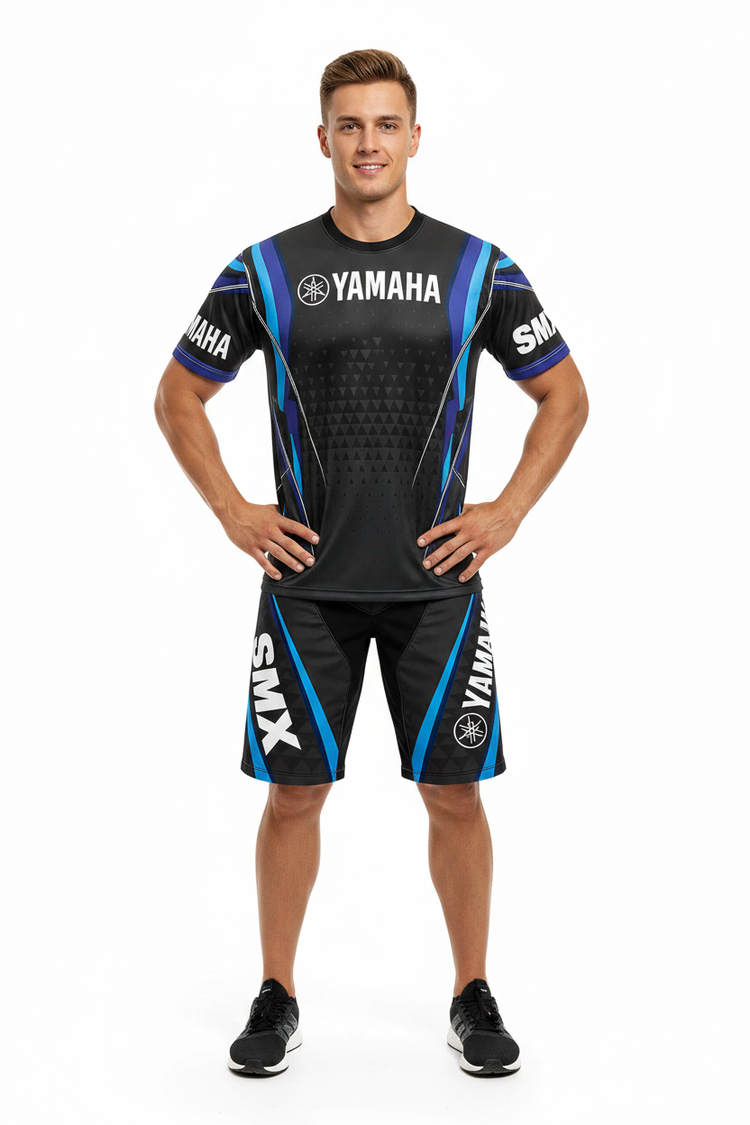 YAMAHA Summer Performance Motorcycle Riding T-Shirt Set