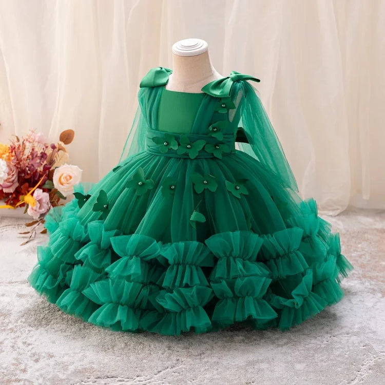 Toddler & Little Girls Birthday & Party Butterfly Dress