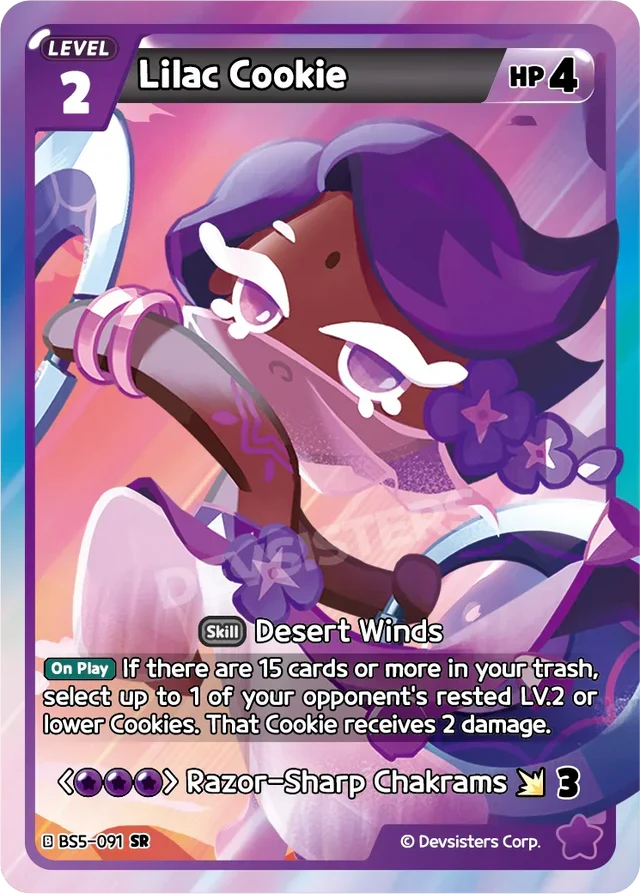 Lilac Cookie BS5-091 SR | Super Rare Card
