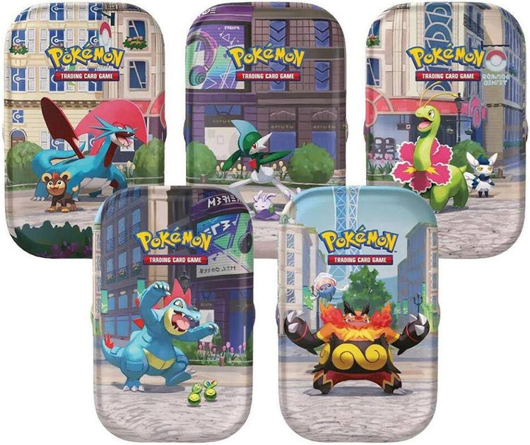 Pokémon TCG Lumiose City Mini Tin, random design; tin artwork may vary