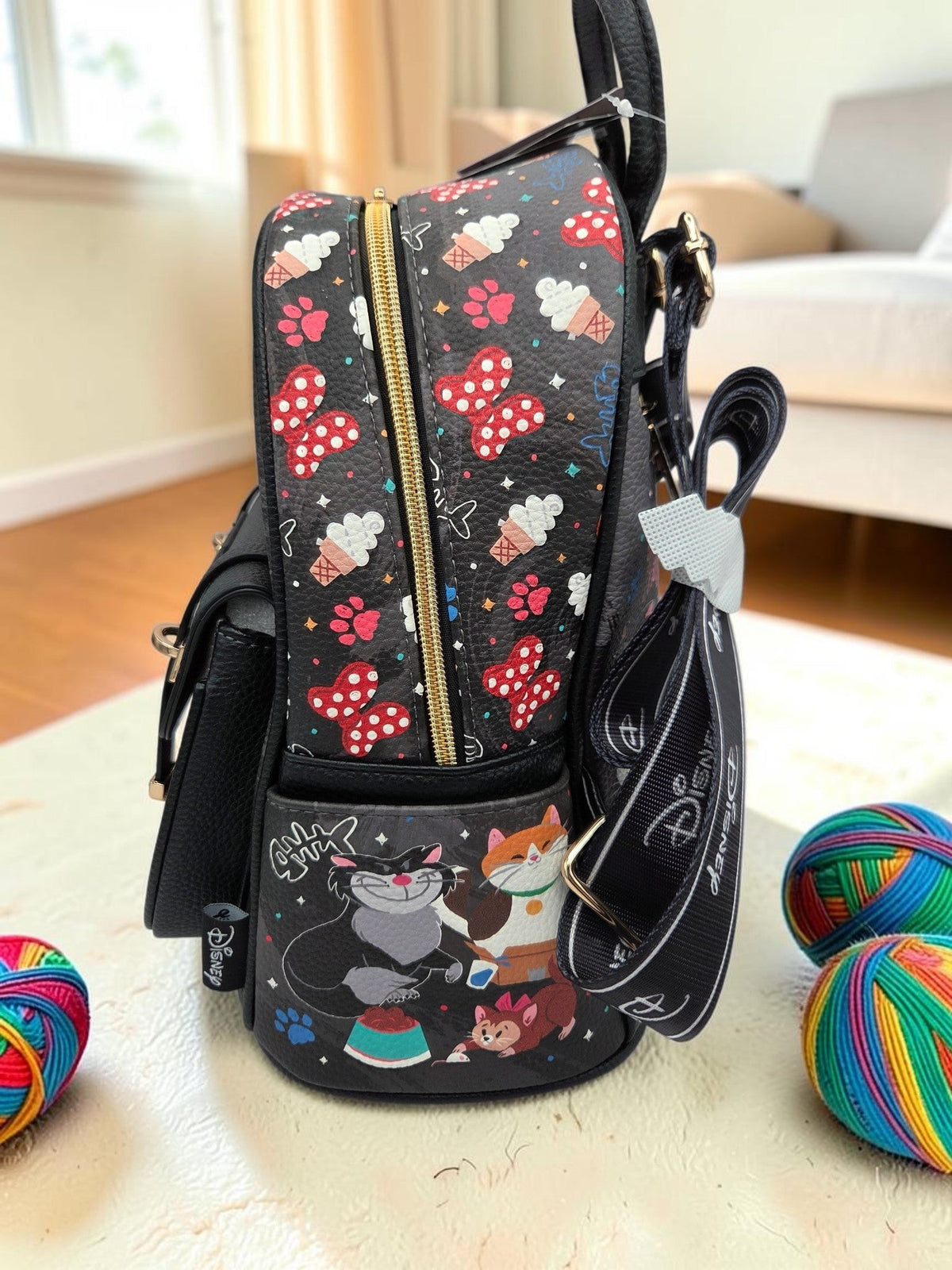 Disney Cat Themed Mini Backpack Accessory
