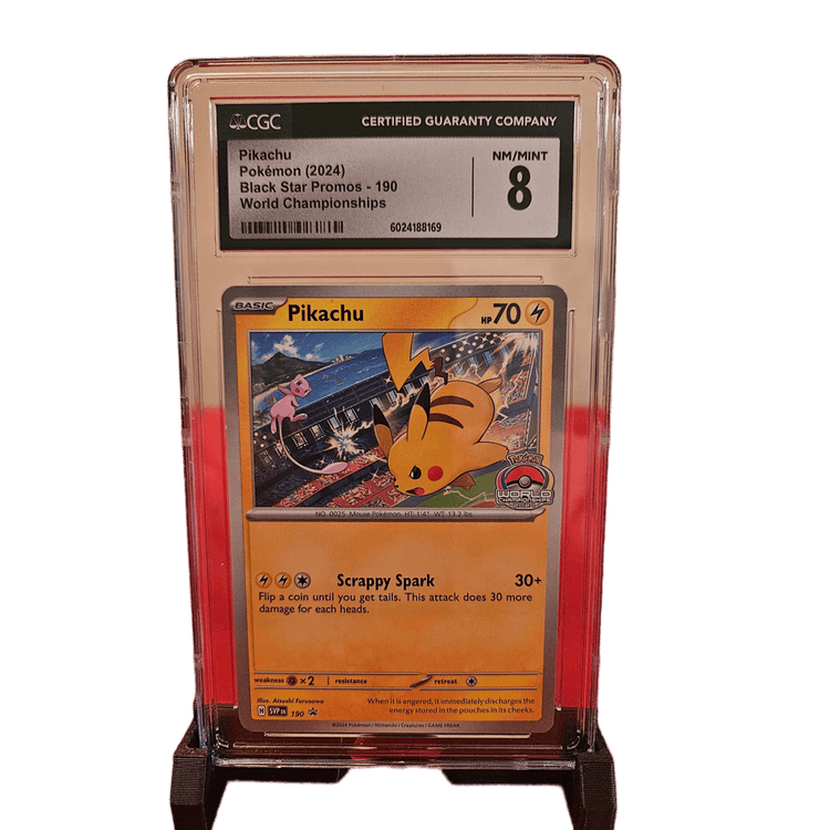 Pokemon Pikachu 2024 190 CGC 8