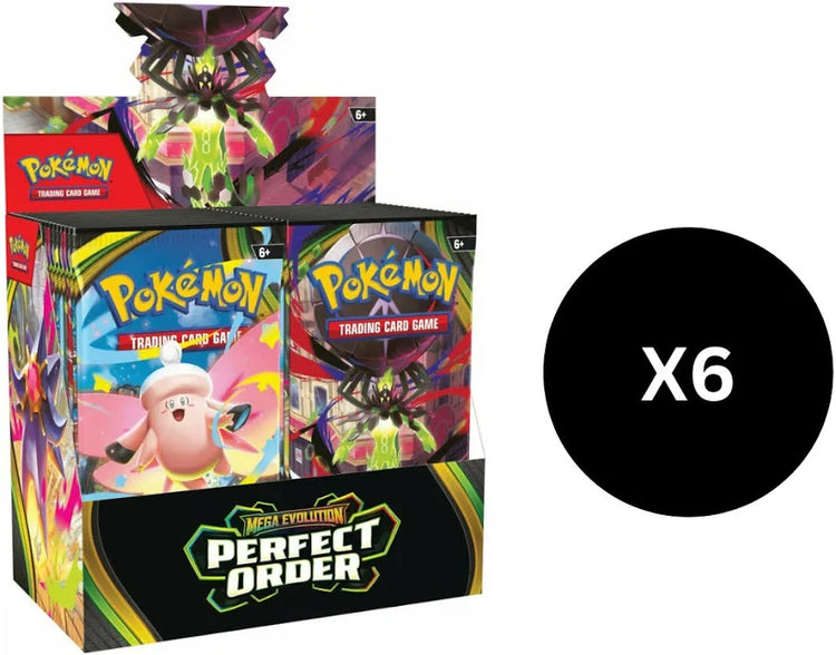 Pokemon Perfect Order Booster 6 Box Case