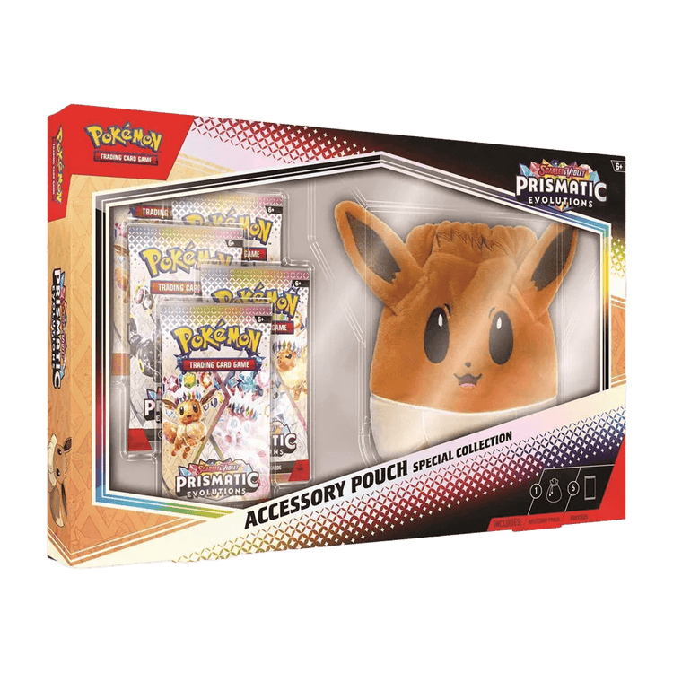 Pokémon Trading Card Game: Scarlet & Violet—Prismatic Evolutions Accessory Pouch Special Collection